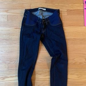 Jbrand maternity jeans with panels